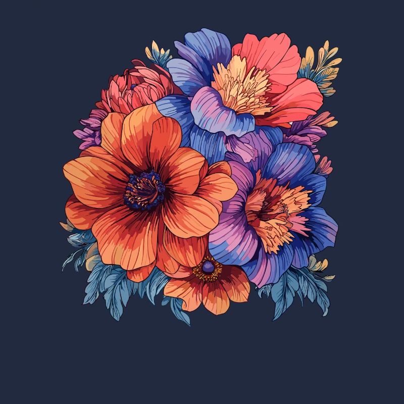 Blütenexplosion Farbpalette