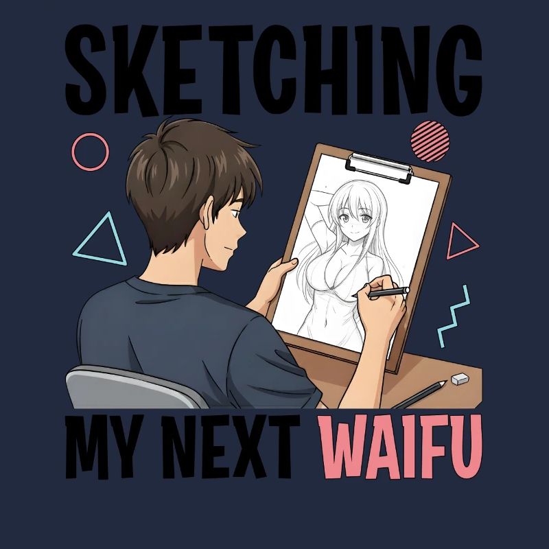 Sketching My Next Waifu