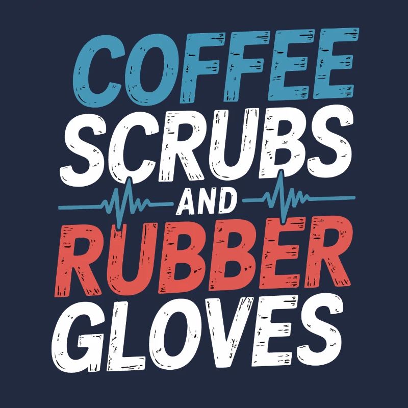 Kaffeepeeling und Gummihandschuhe