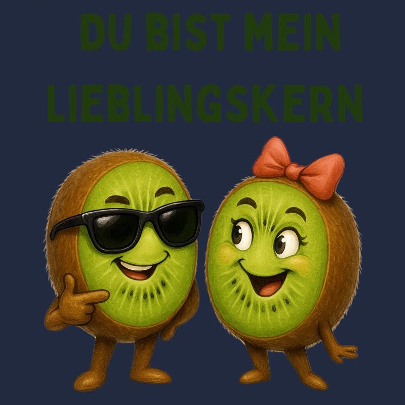 Lieblingskern Kiwis im Stil