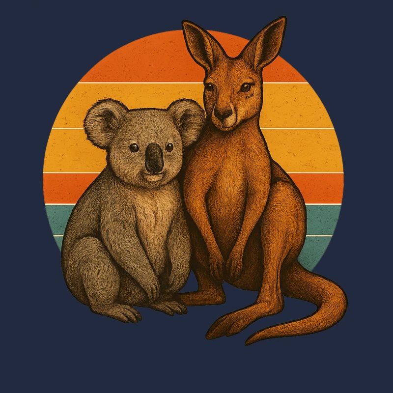 Koala und Känguru