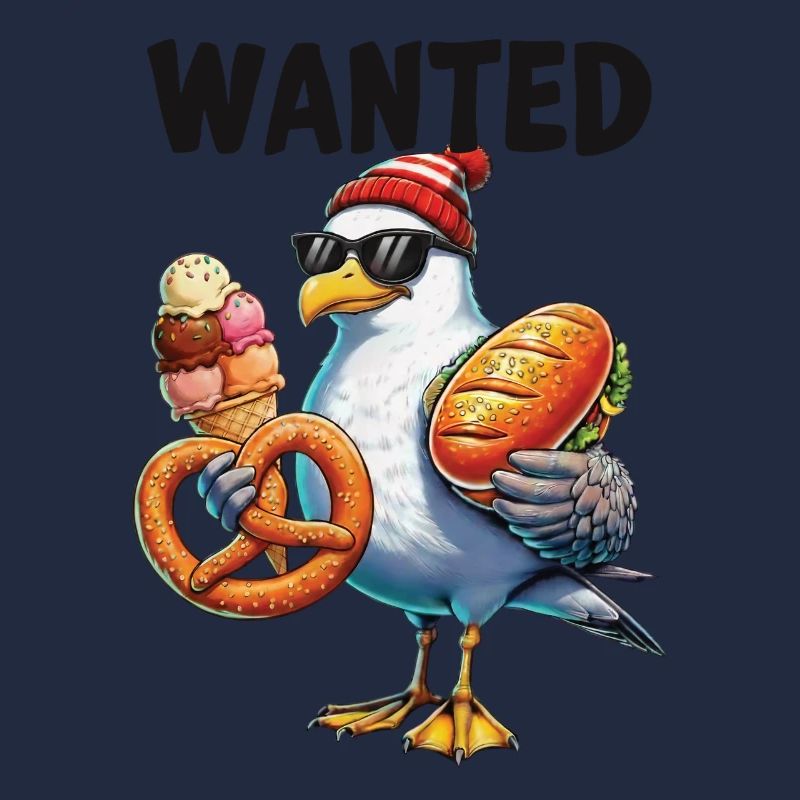 Gesucht Möwe Brezel Eiscreme