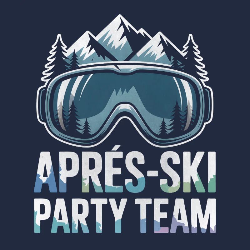 Après Ski Party Team Ski Goggles