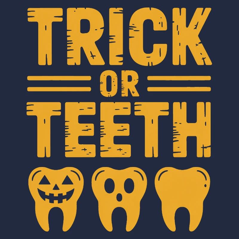 Trick or Teeth Halloween Tees