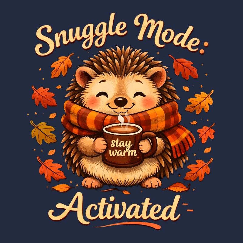 Kuschelmodus Herbstwärme Igel