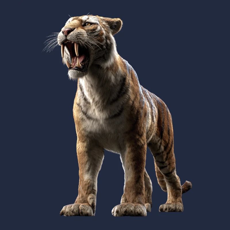 Saber-toothed tiger Smilodon Big cat Sabertooth tiger