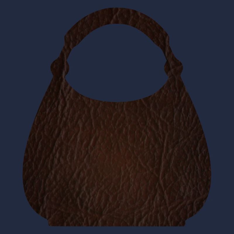 Braune Ledertaschentextur