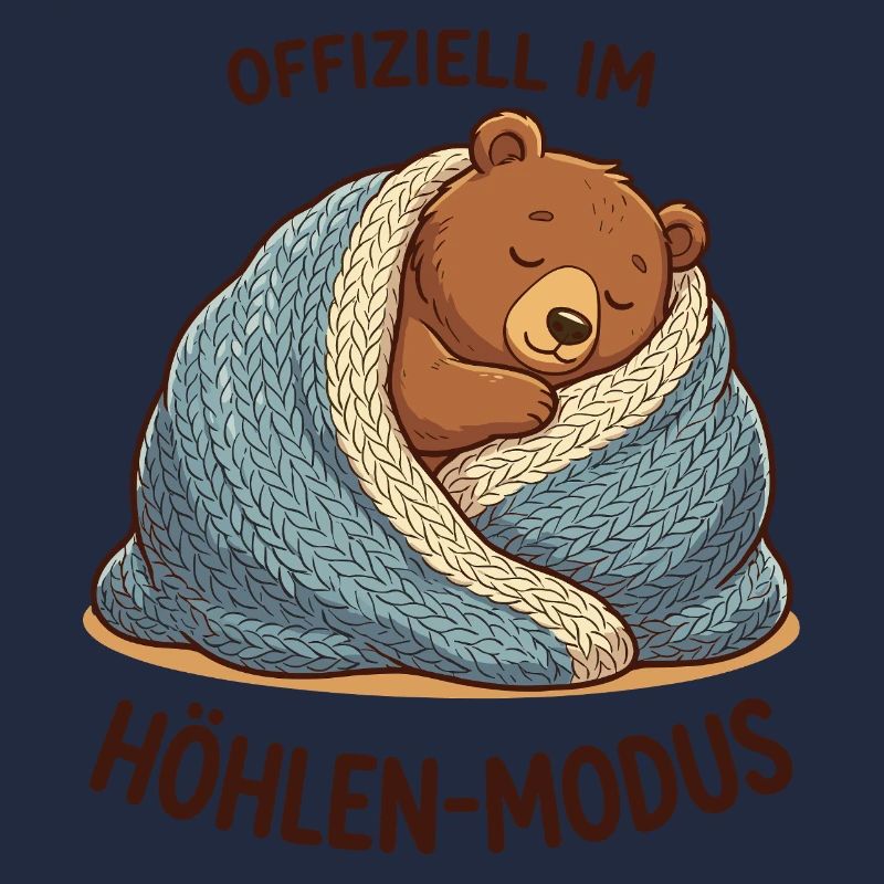 Kuschelbär im Höhlenmodus