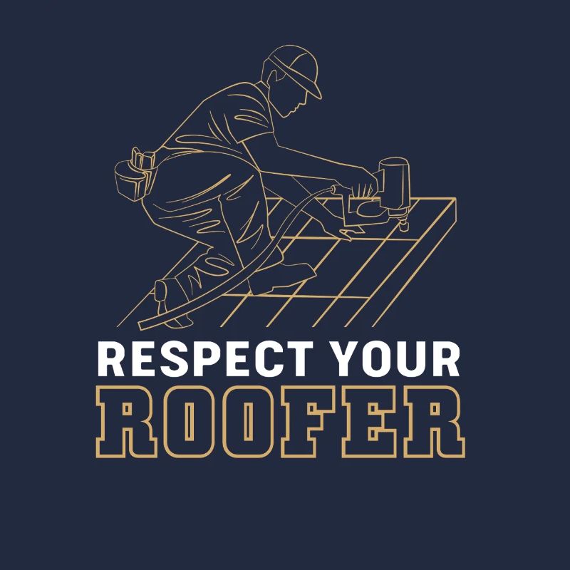 Dachdecker Handwerker Beruf Spruch