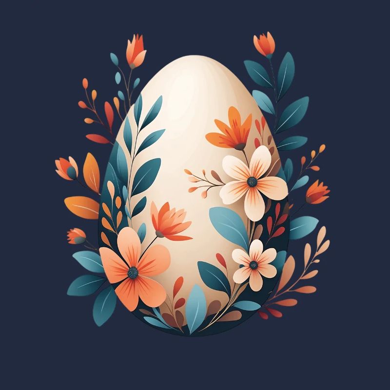 Frühlingsblumen Ei