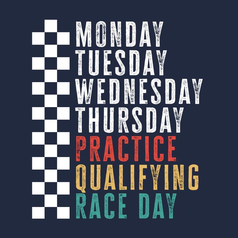 Calendrier de la semaine de course : Course d’entraînement qualificative