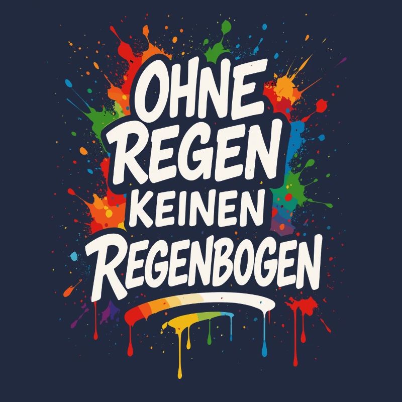 Rainbow Saying Shirt, Thinking Positive