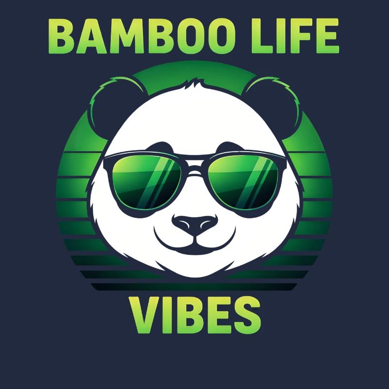 Cool Panda Bamboo Life Vibes