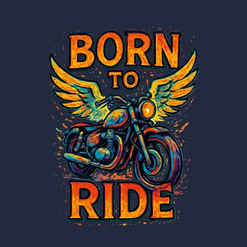 Born to Ride - Motorcycle - Biker