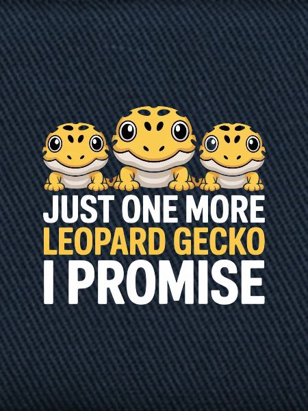 Leopardgecko Trio Versprechen Tee