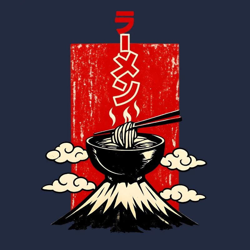 Ramen ラーメン Shell on Volcano Japan Style