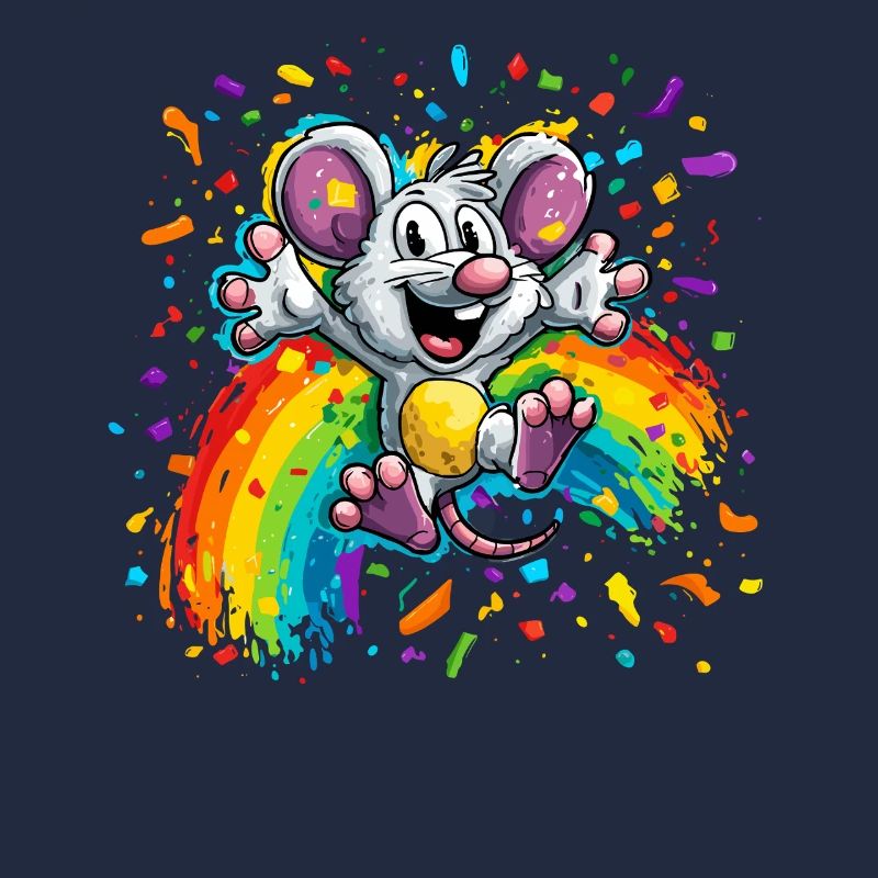 Regenbogen-Maus Farbschauer