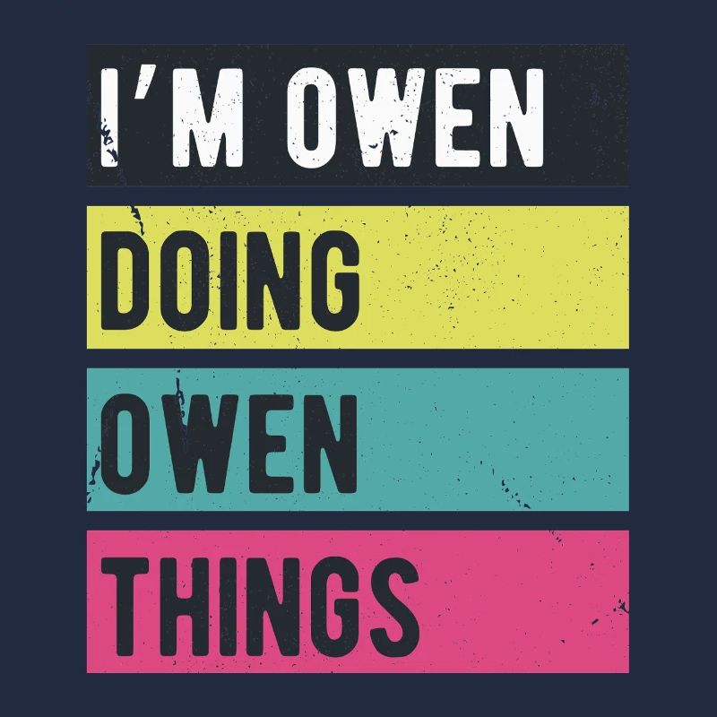 Ich bin Owen und mache Owen Things Retro-Farben