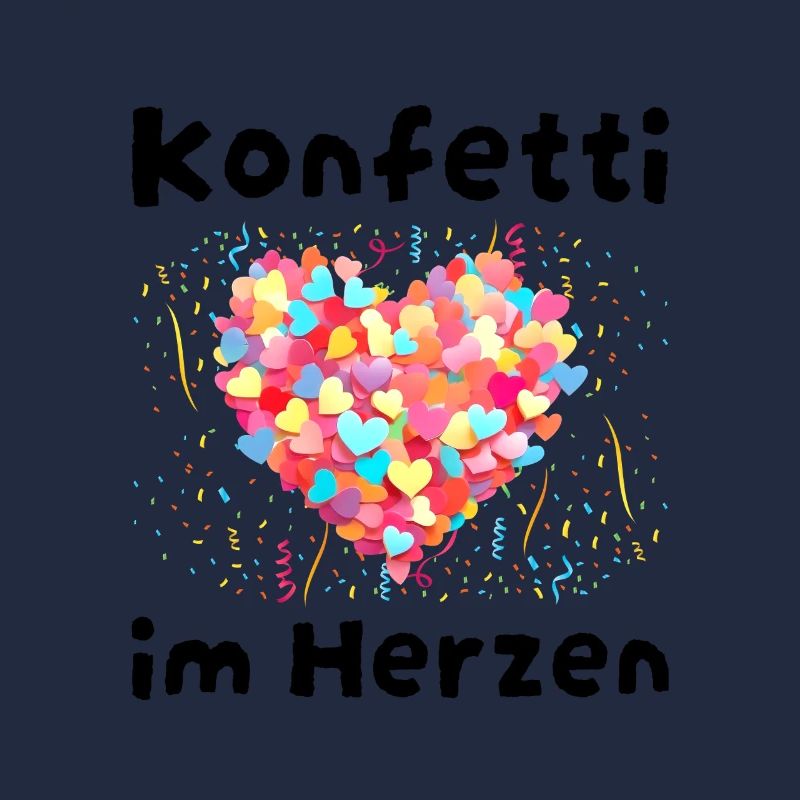 CONFETTIS DANS LE CŒUR – Carnaval Carnaval Party Spruc