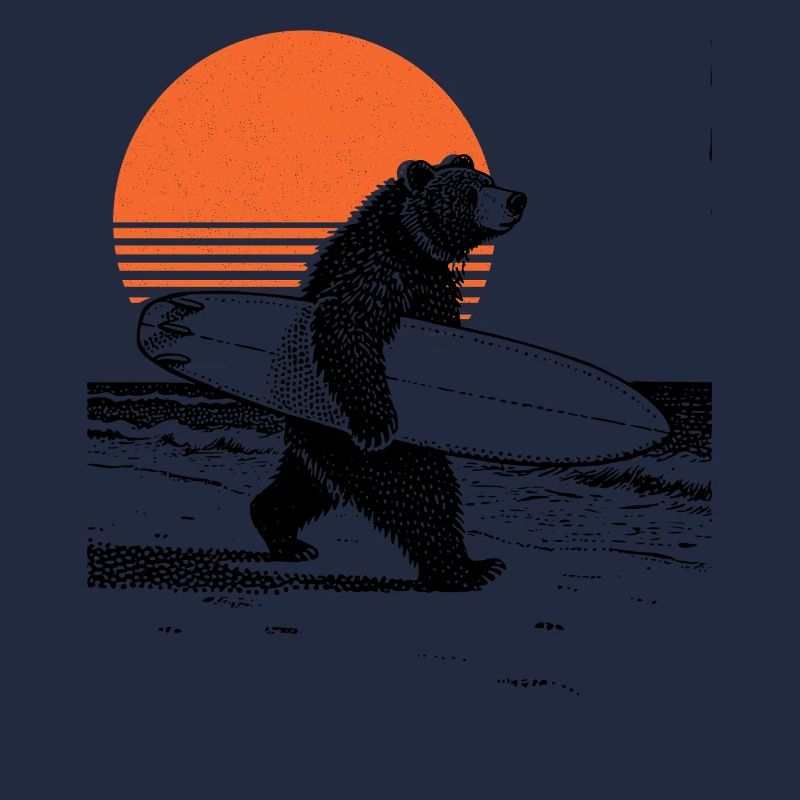 Bär mit Board