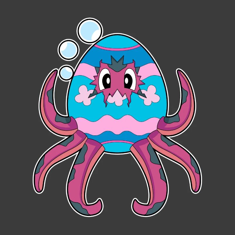Octopus Easter Easter Egg
