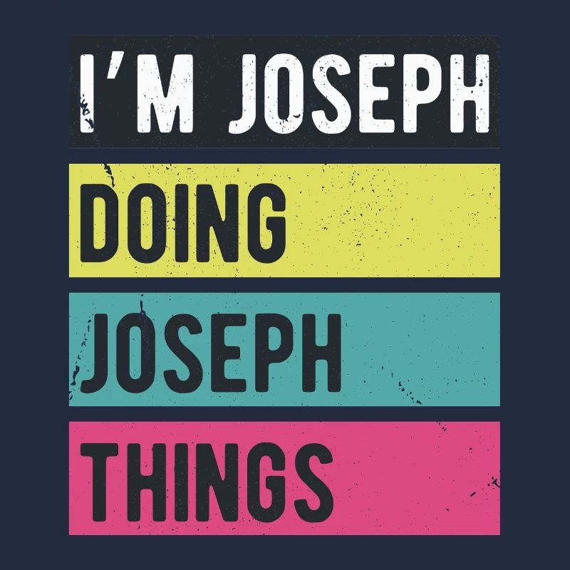 Ich bin Joseph Mache Joseph Dinge Retrofarben