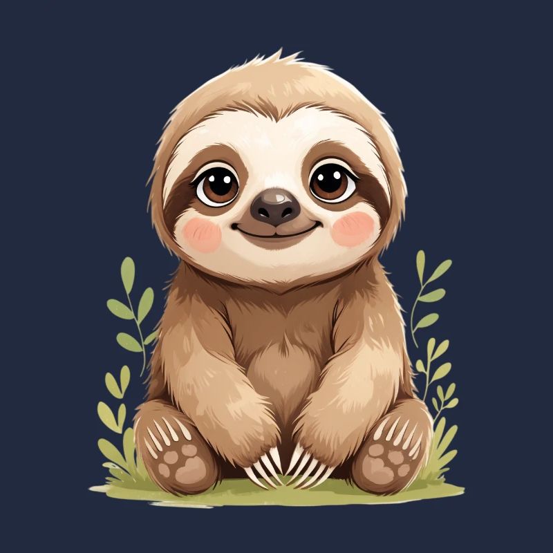 Mignonne Sloth Sitting
