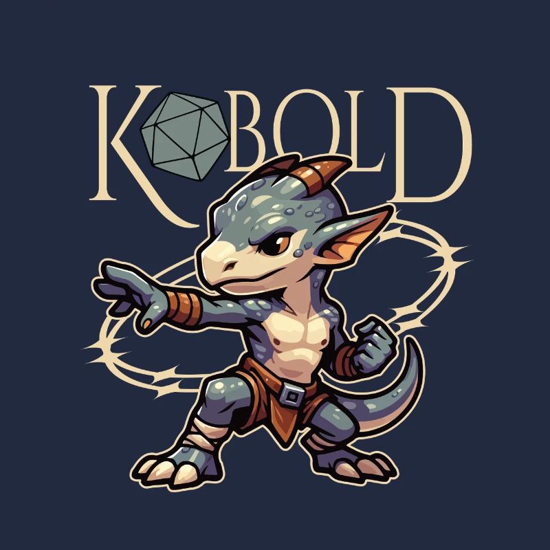 Kobold Warrior and Dice