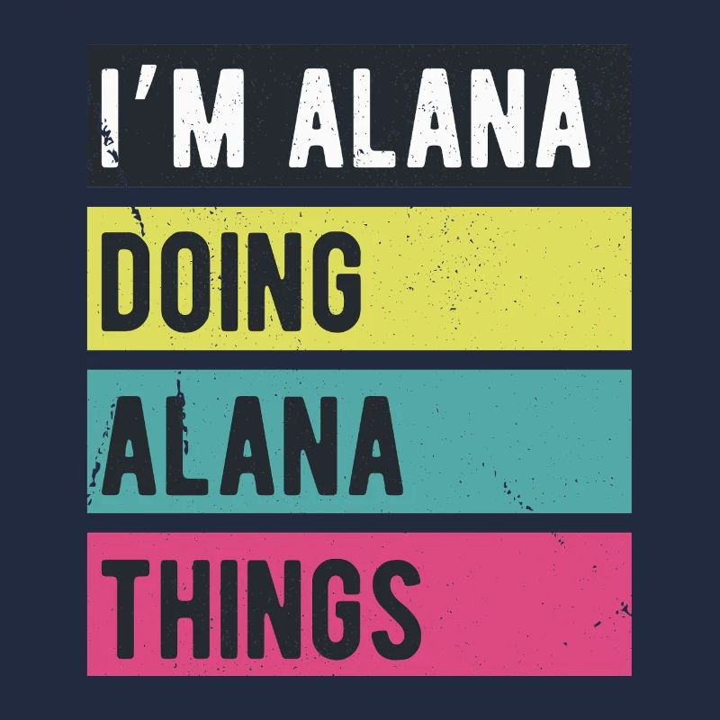 Ich bin Alana und mache Alana-Dinge in Retro-Farben