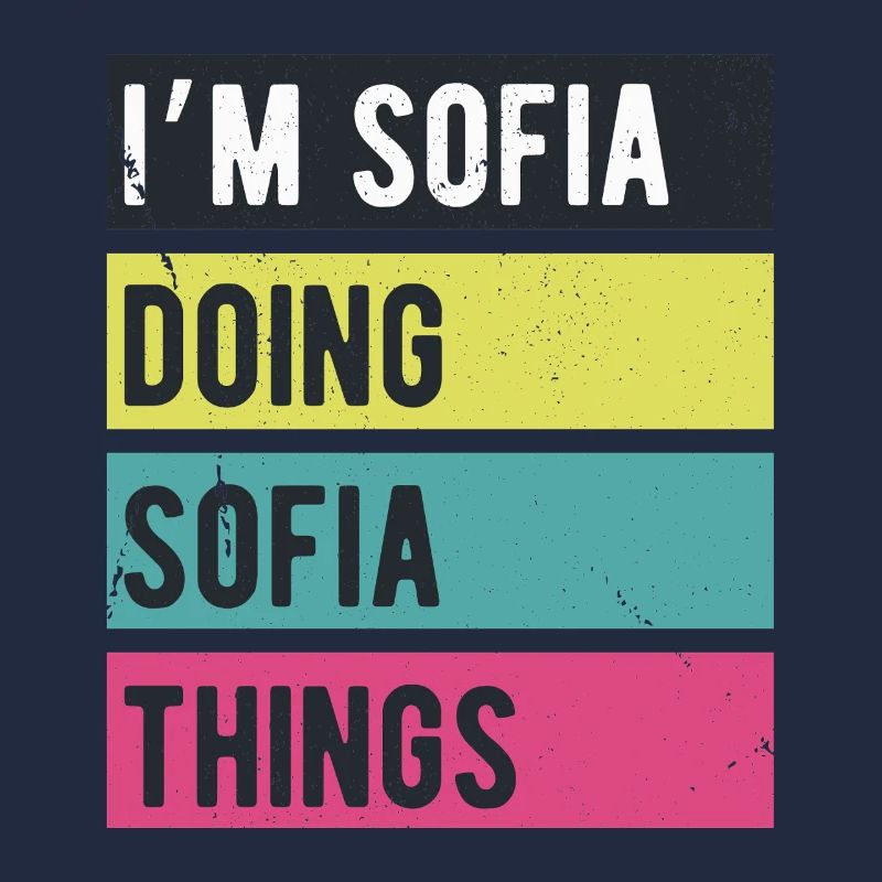 Je suis Sofia qui fait Sofia Things Couleurs rétro
