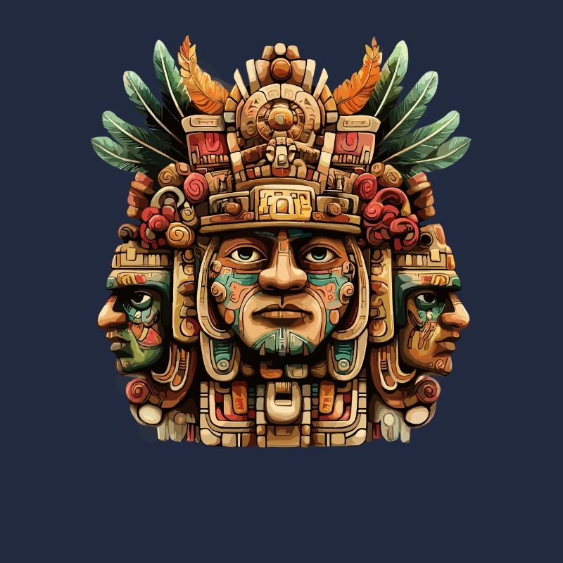 Aztekische Totemmaske