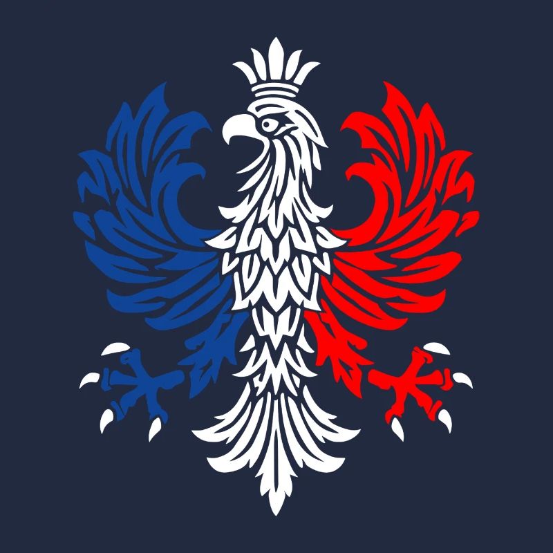 Aigle tricolore emblème