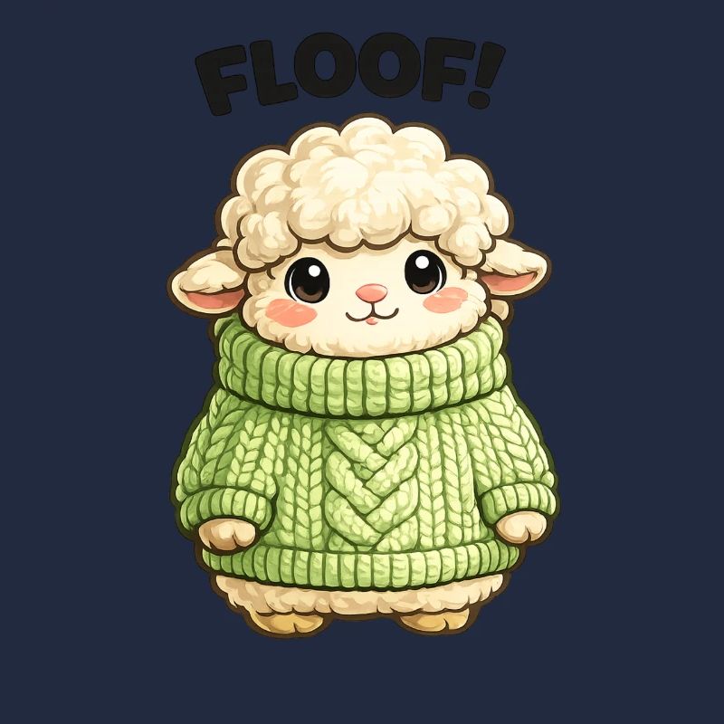 Kuscheliges Schäfchen Pullover Design