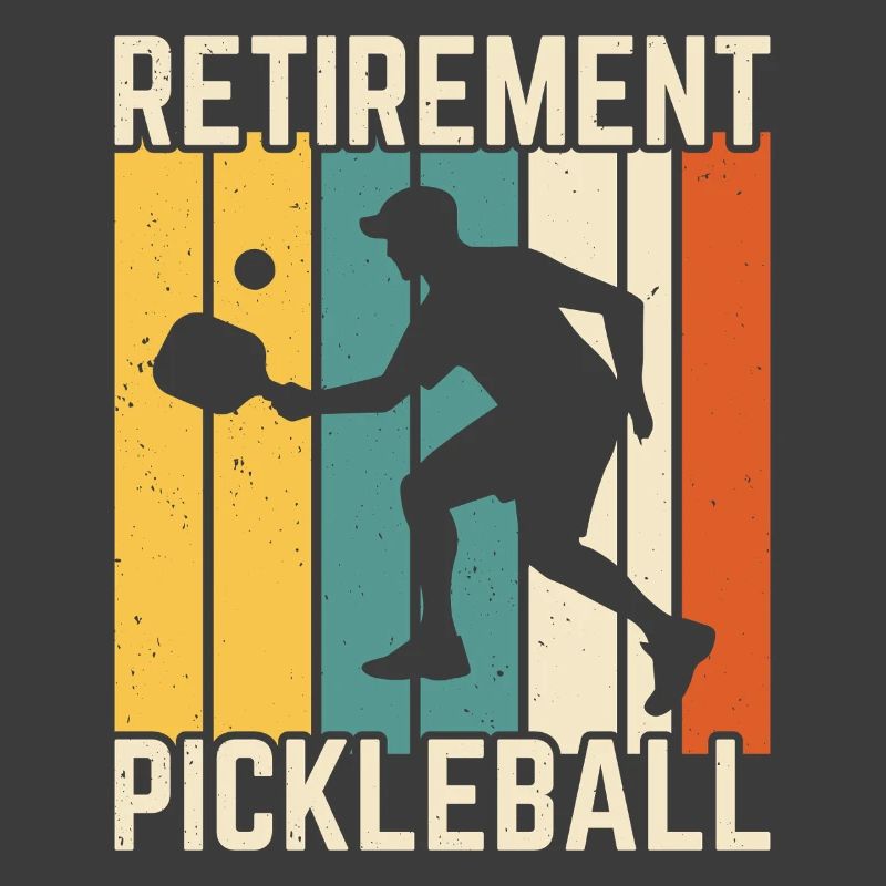 Retrait du pickleball rétro