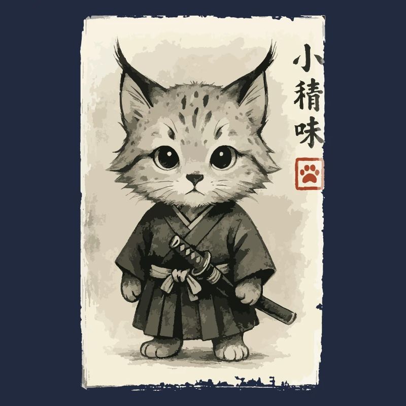 Katzen Samurai 
