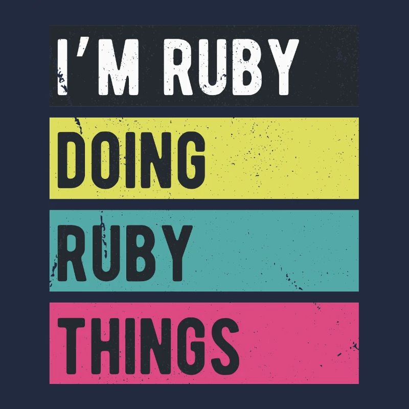 Ich bin Ruby und mache Rubin-Dinge in Retro-Farben