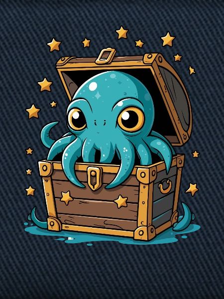 Oktopus im Sternenschatz