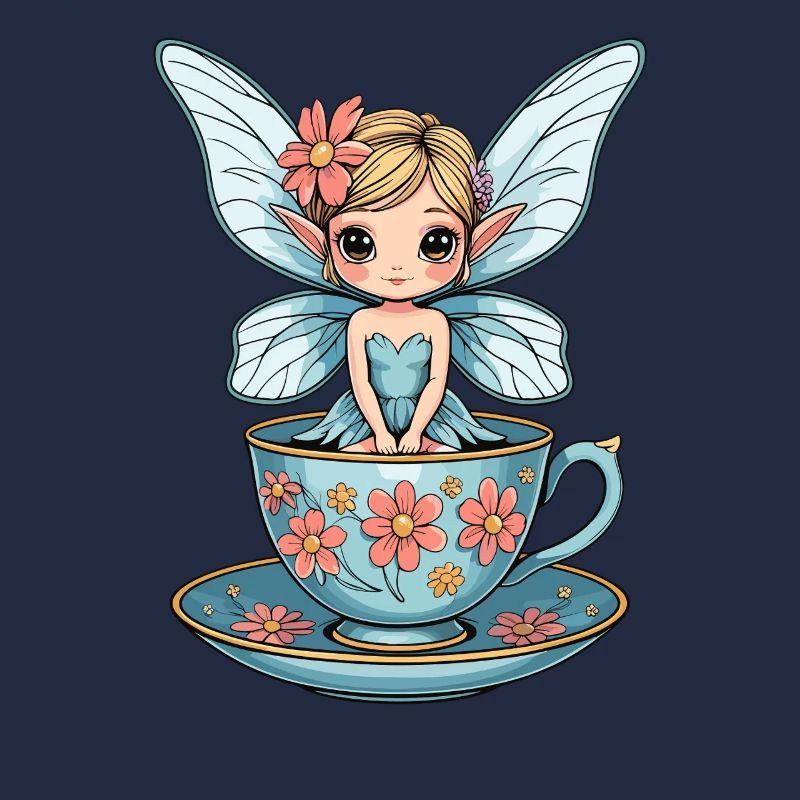 Blumenfee im Teacup
