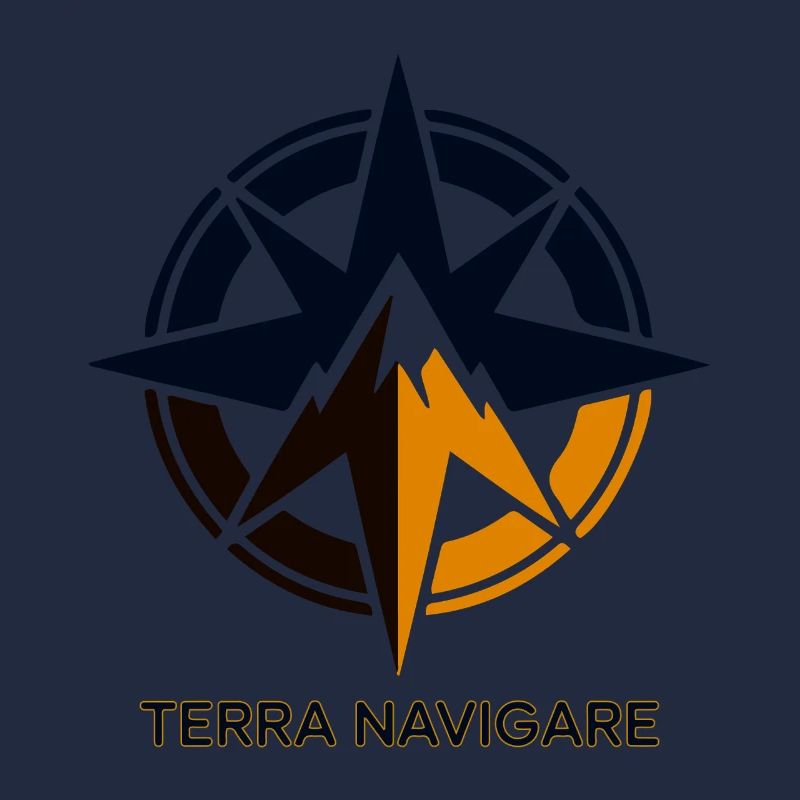 Terra Navigare Star Compass Logo