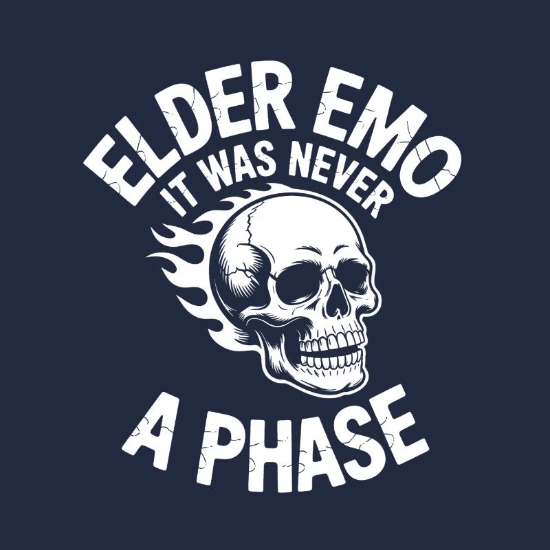 Flamme du Crâne Emo Ancien Ce n’était jamais une phase