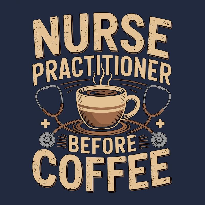 Nurse Practitioner Before Nursing Coffee Lover