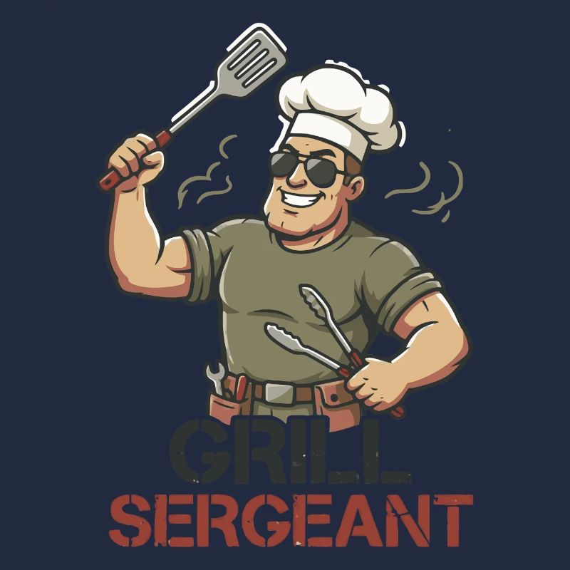 Grill Sergeant Lustiger BBQ Grillchef