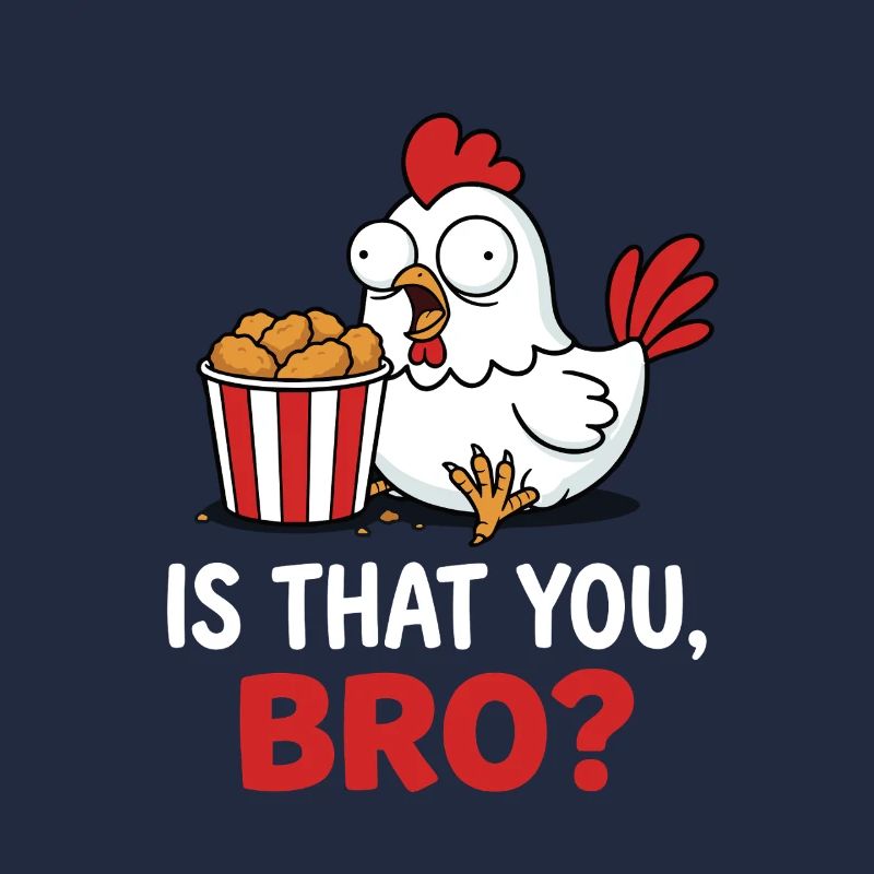 C’est toi, frère ? Mème drôle de pépites de poulet