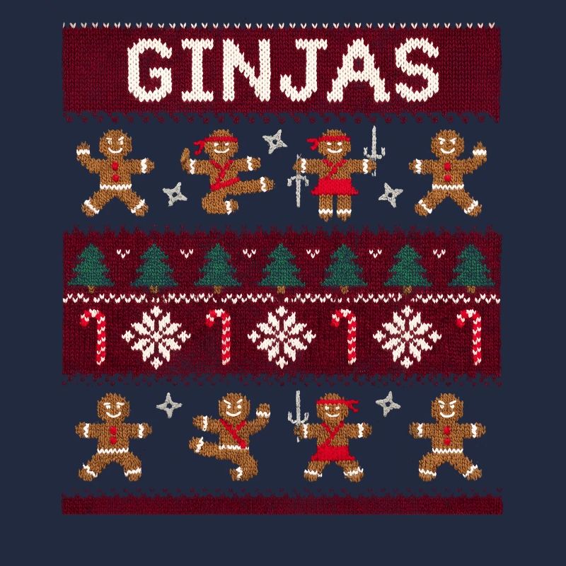 Le pull de Noël en pain d’épices de Ginja