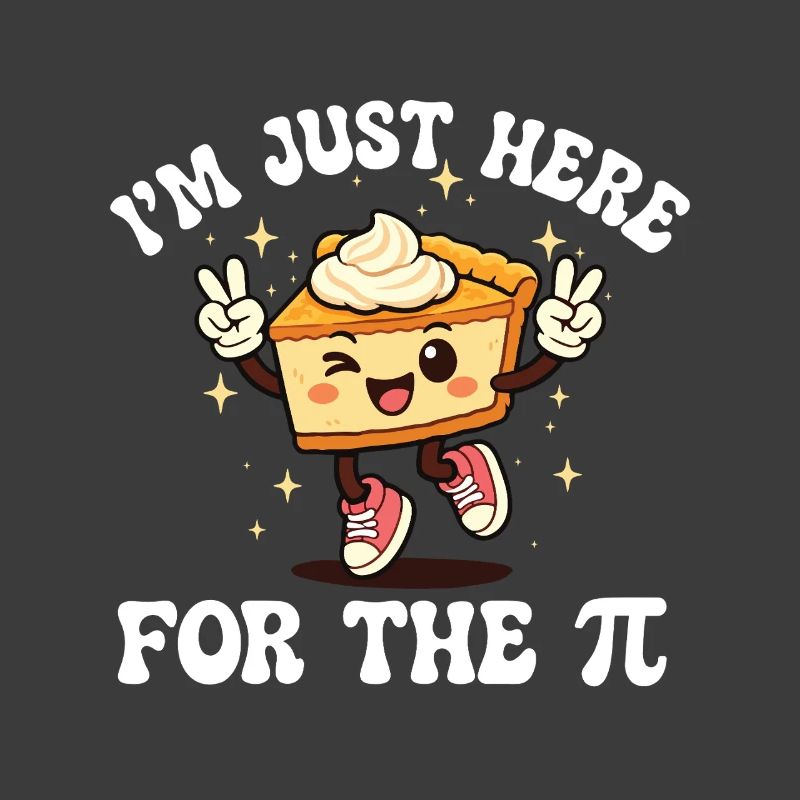 Just Here For The Pi Funny Pi Day Math Meme