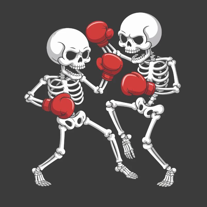 Skelettboxer Duell
