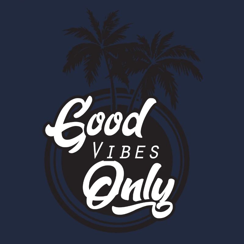 Gute Vibes Only Palmen