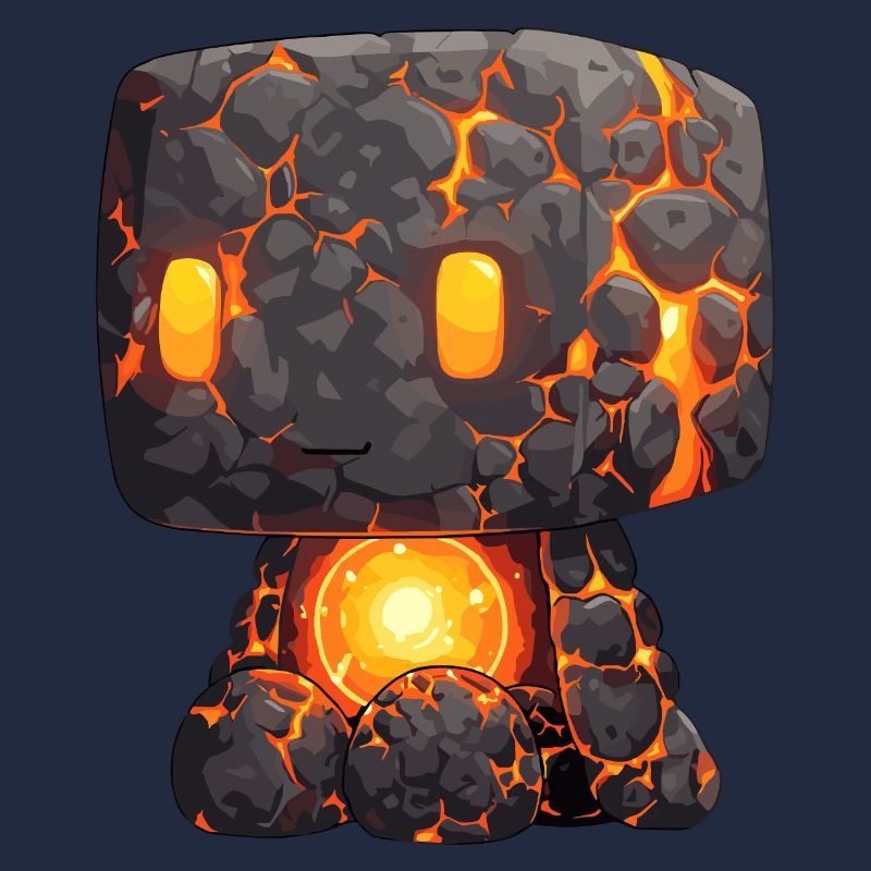 Lava Golem Flammstein Stil