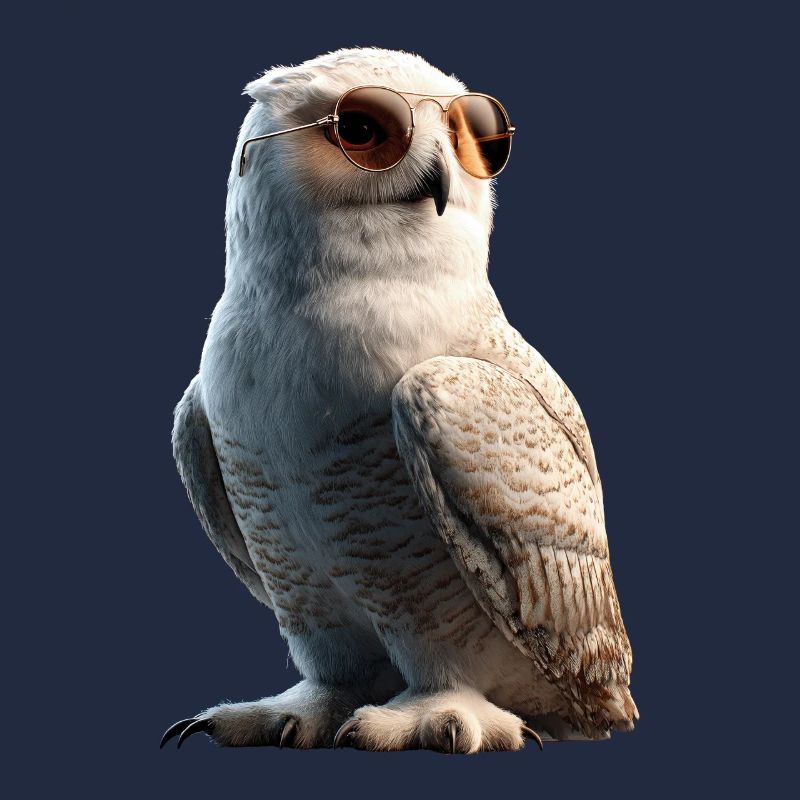 Schneeeule Weiße Eule Kauz Uhu Owl Schnee Eulen
