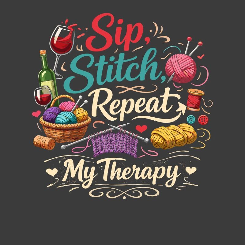 Sip Stitch Repeat Therapy